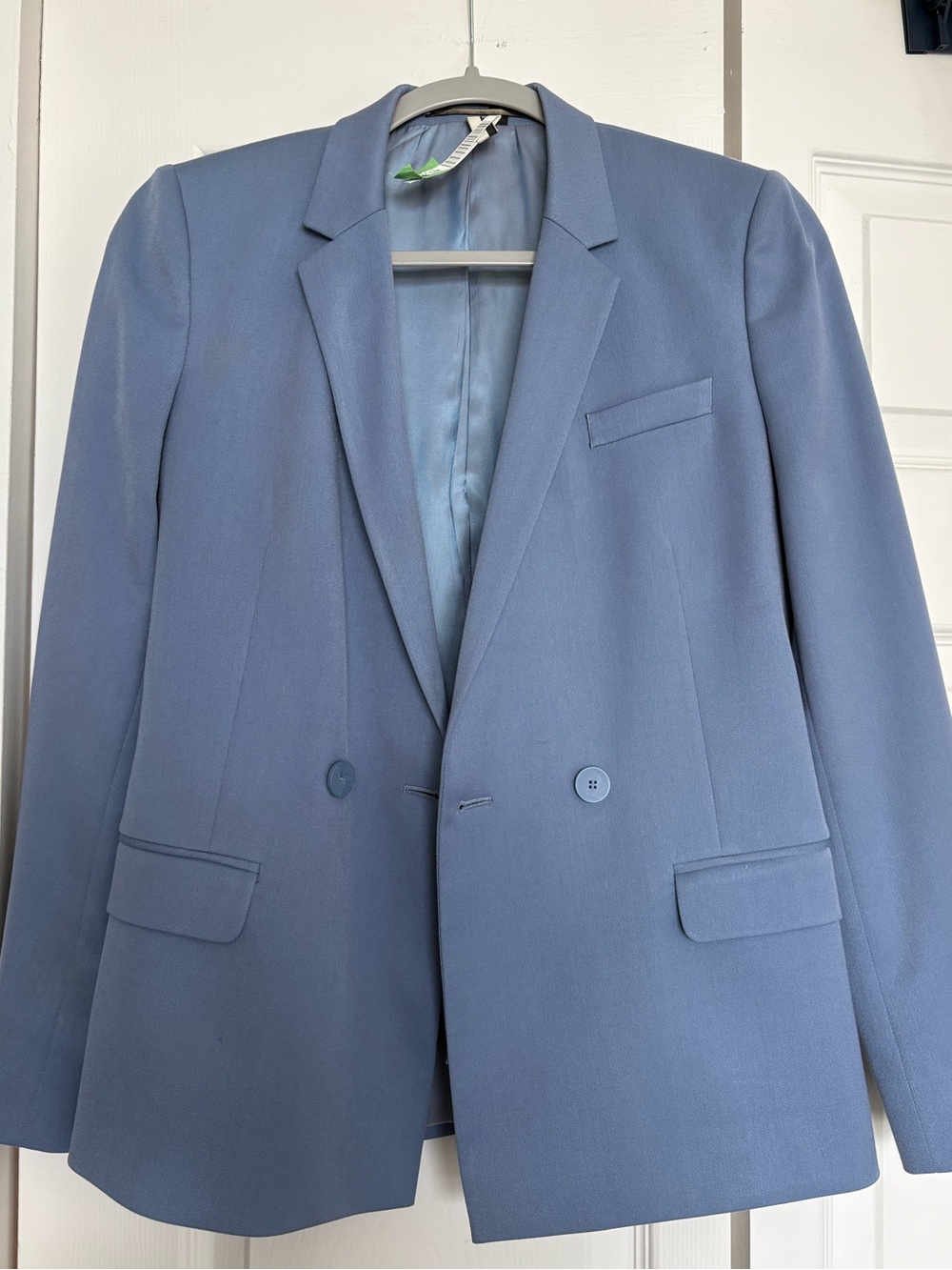 Light Blue Double-Breasted Blazer and pants - Topshop size 2 - Picture 5 of 8